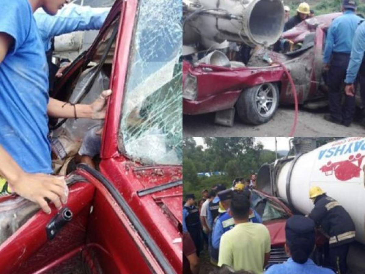 Un muerto y dos heridos deja aparatoso accidente en Cofradía