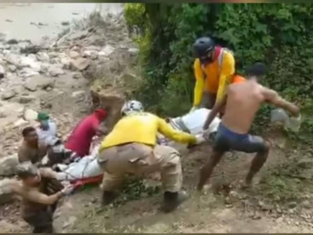 Hallan cadáver de niño que fue arrastrado por río Jalán en El Paraíso