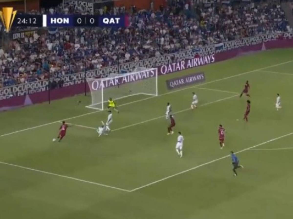 VIDEO: Con un verdadero golazo, Qatar está venciendo a Honduras en Houston