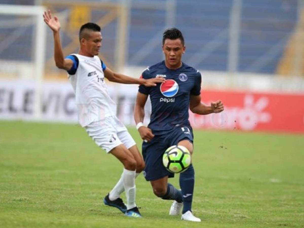 Motagua salva la tarde y con goles de Andino y Vega venció 2-0 al Honduras
