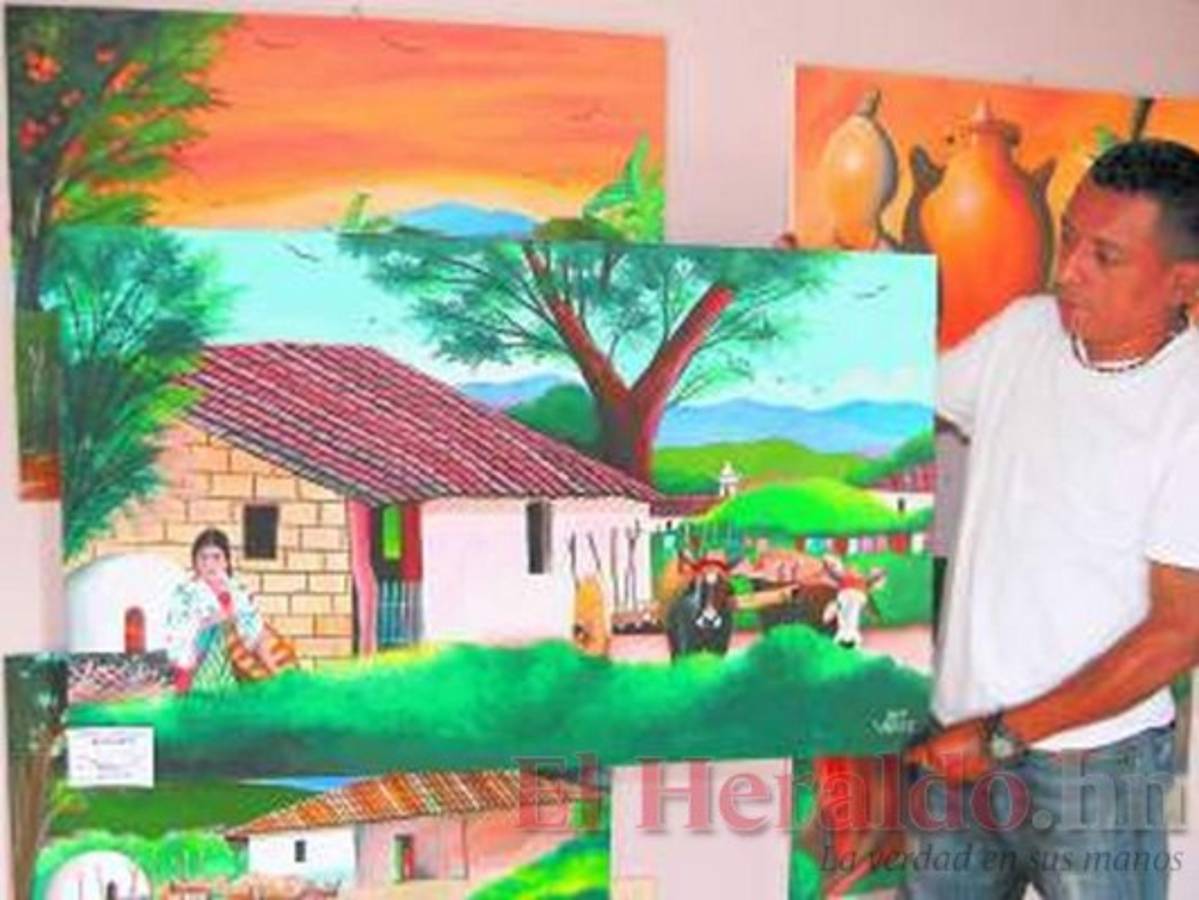 Comayagua y su gente son la musa del pintor