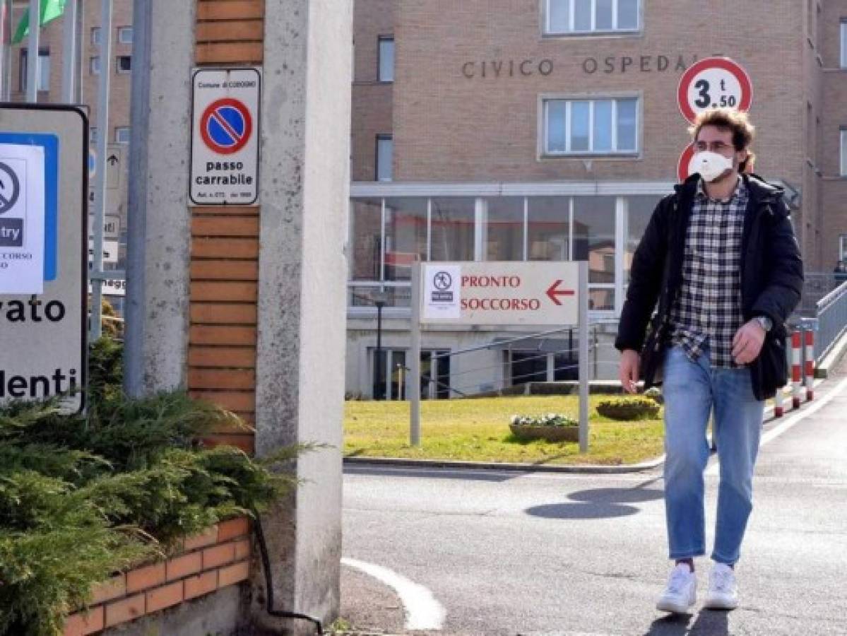 Italia reporta su primer muerto por coronavirus