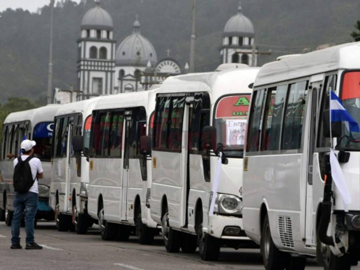 Honduras paralizada nuevamente tras concretarse paro de transporte a nivel nacional