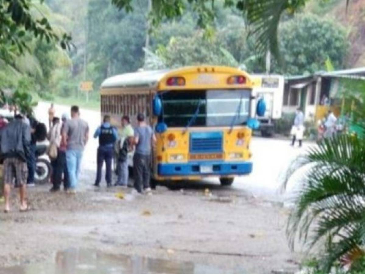 En supuesto asalto matan a un pasajero de bus en Tela, Atlántida