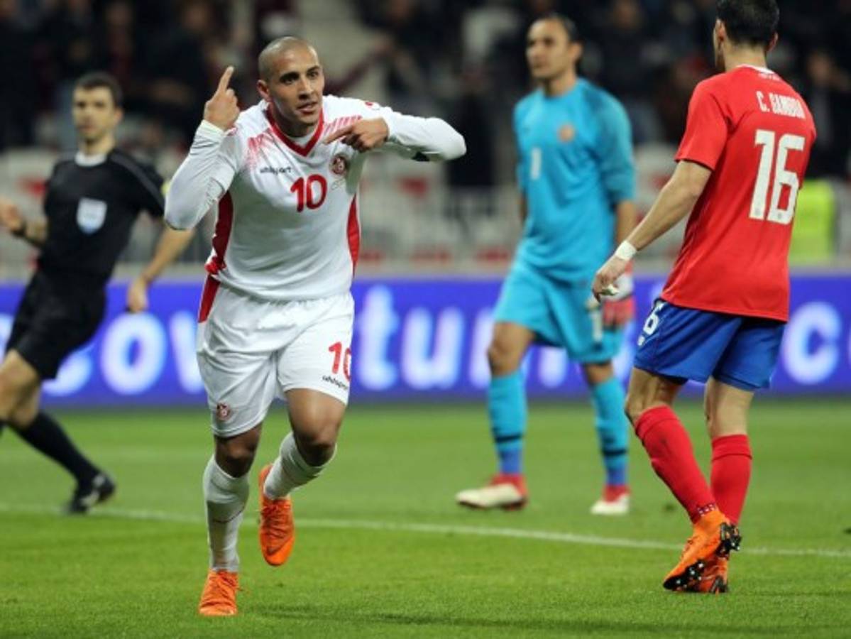 Costa Rica cae 1-0 ante Túnez en amistoso hacia el Mundial de Rusia 2018