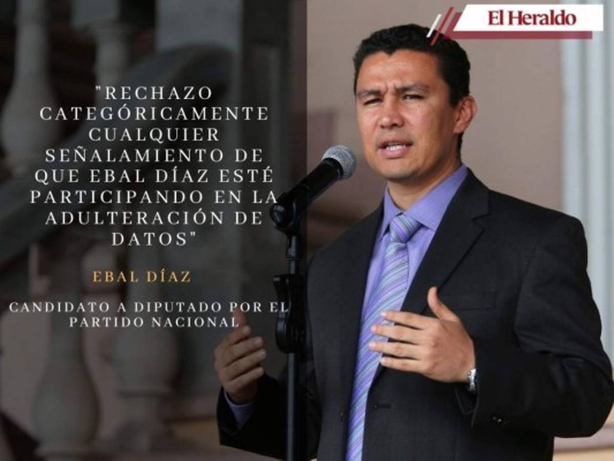 En frases: así se ha pronunciado Ebal Díaz tras señalamientos de fraude electoral