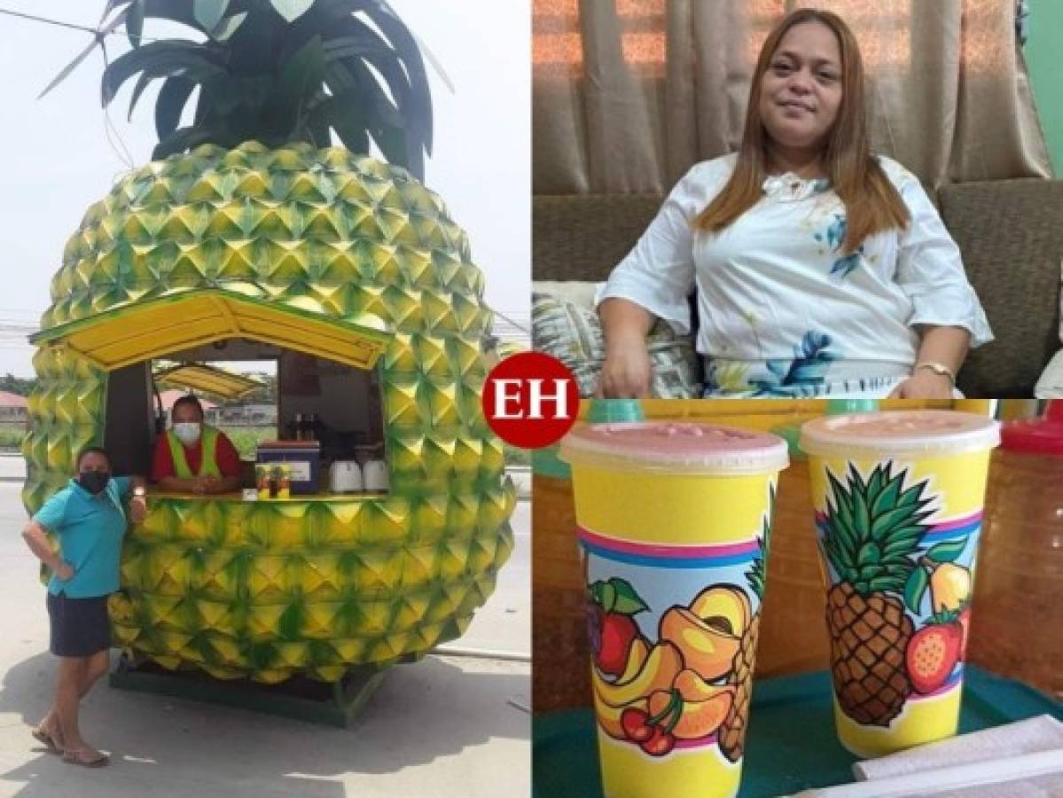 Regresó de España y cautivó la 27 calle de San Pedro Sula con 'Míster jugos'