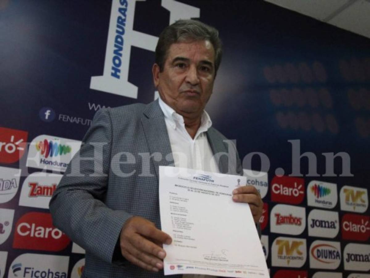 El 11 de la Selección de Honduras convocado por Pinto para el Microciclo