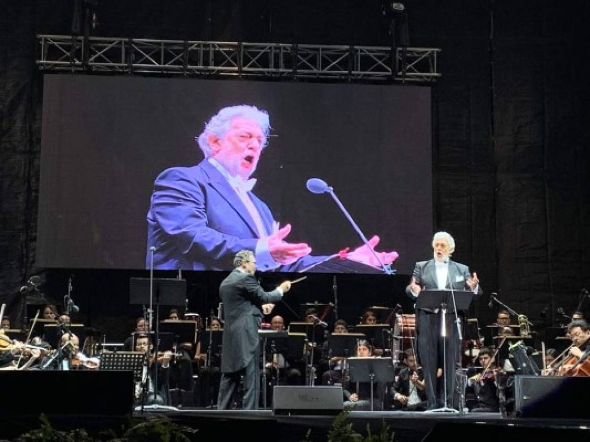La magia de la ópera deslumbró en el primer concierto de Plácido Domingo en Honduras