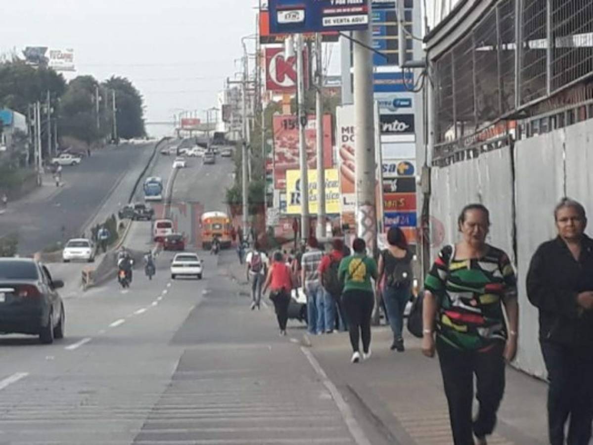 Honduras paralizada nuevamente tras concretarse paro de transporte a nivel nacional