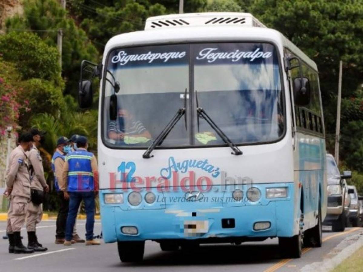 El IHTT ha sancionado a más de 170 unidades en lo que va del Feriado Morazánico