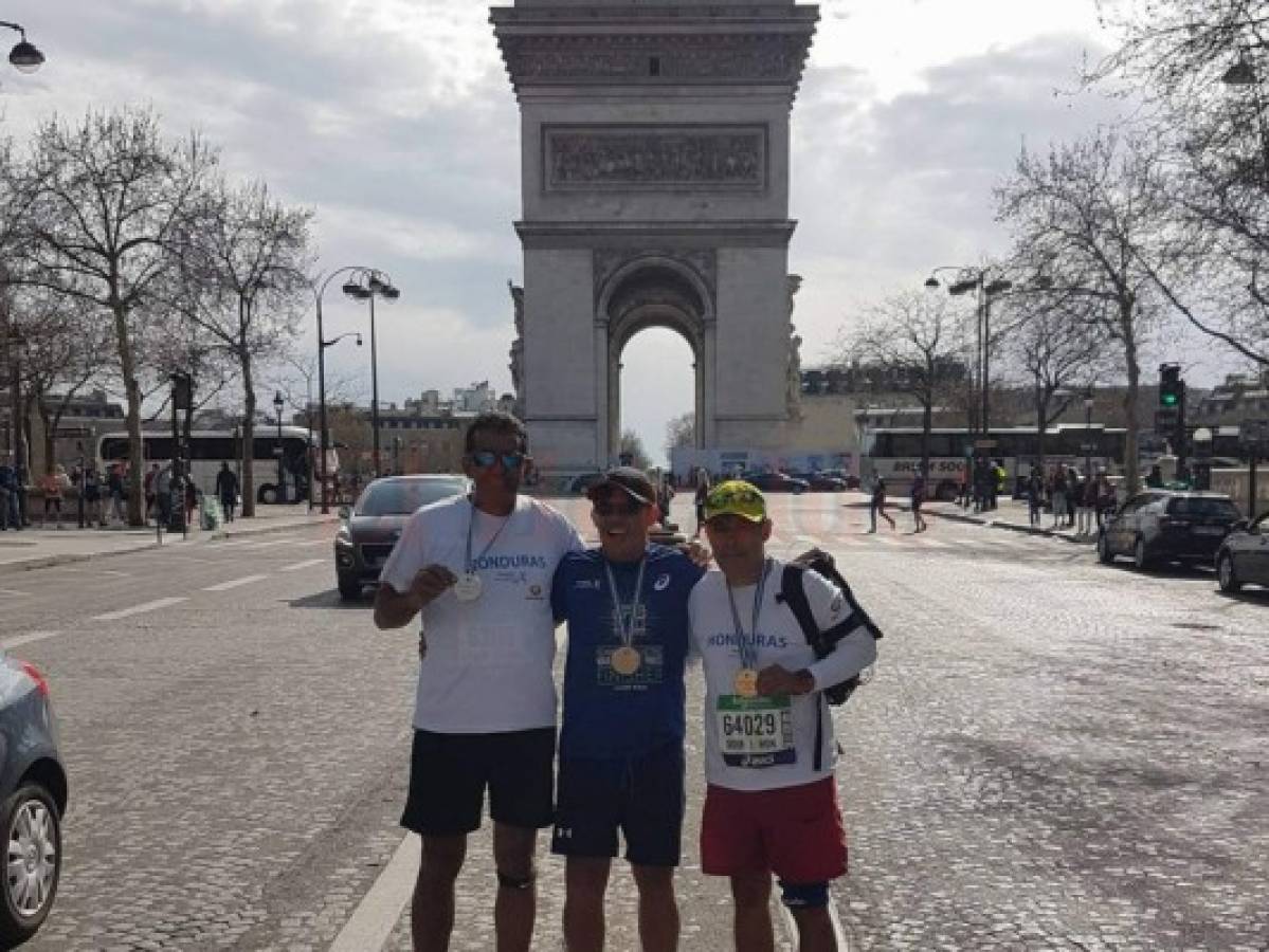 Hondureños realizan con éxito participación en Maratón de París