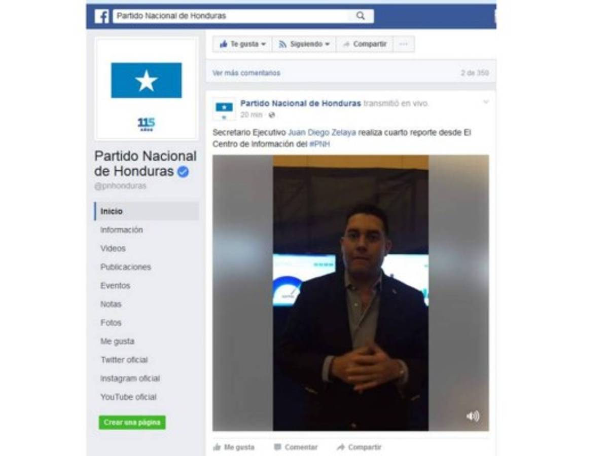 Nacionalistas brindan cobertura en redes sociales