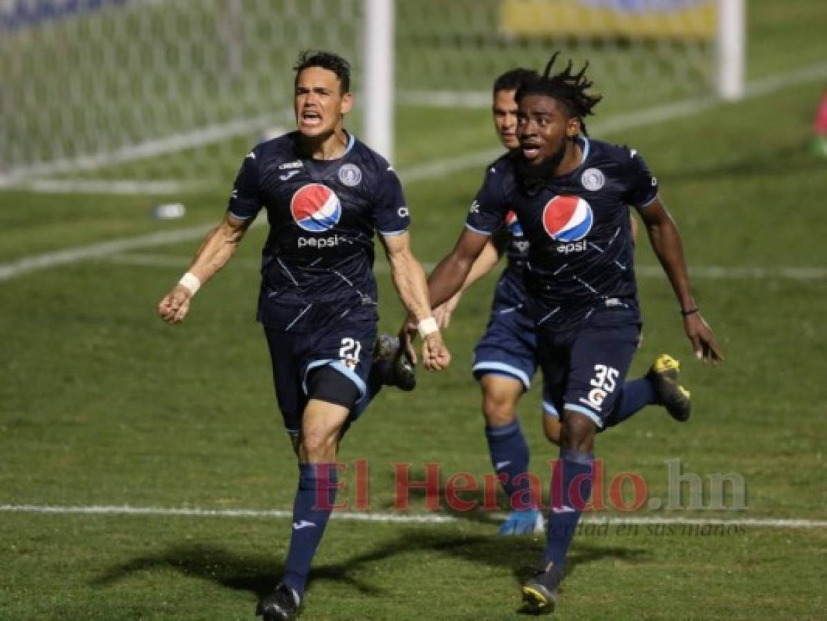 Motagua vence 2-1 al Real de Minas y lidera la tabla