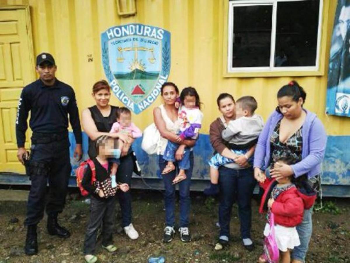Retienen a otros cinco niños en la frontera Honduras-Guatemala