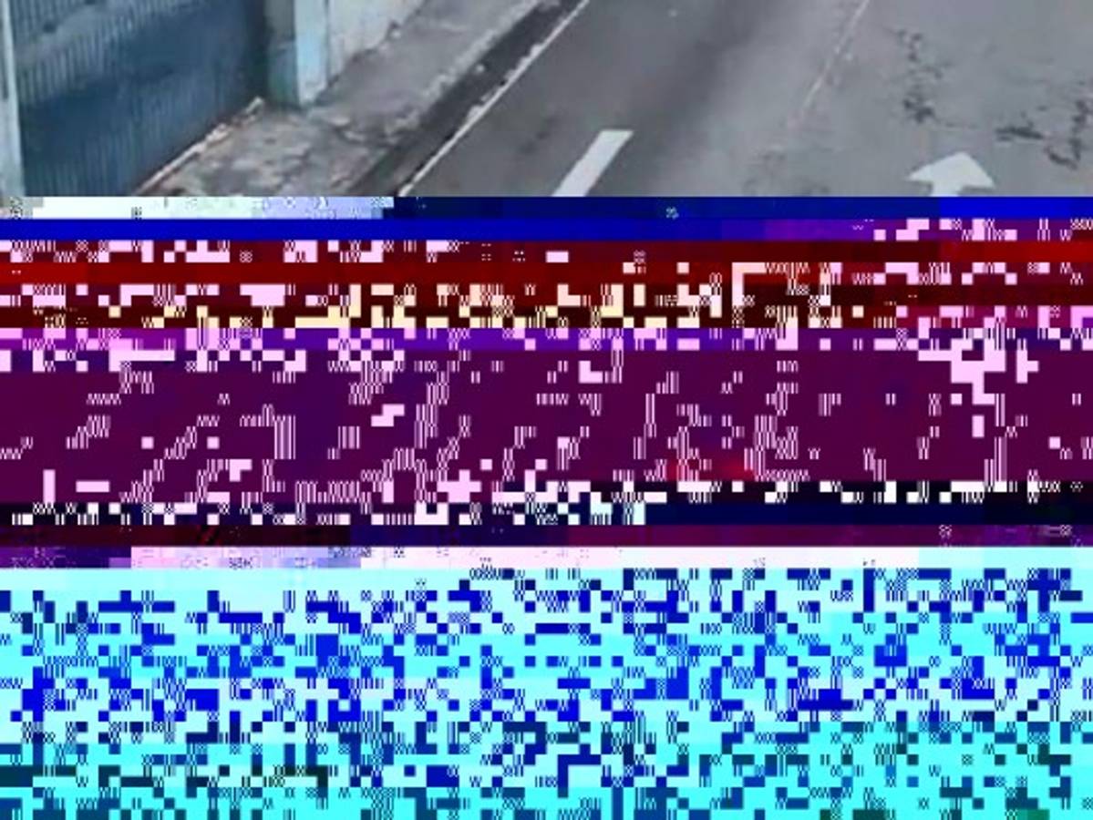 Momento del accidente. Foto: Captura de video.