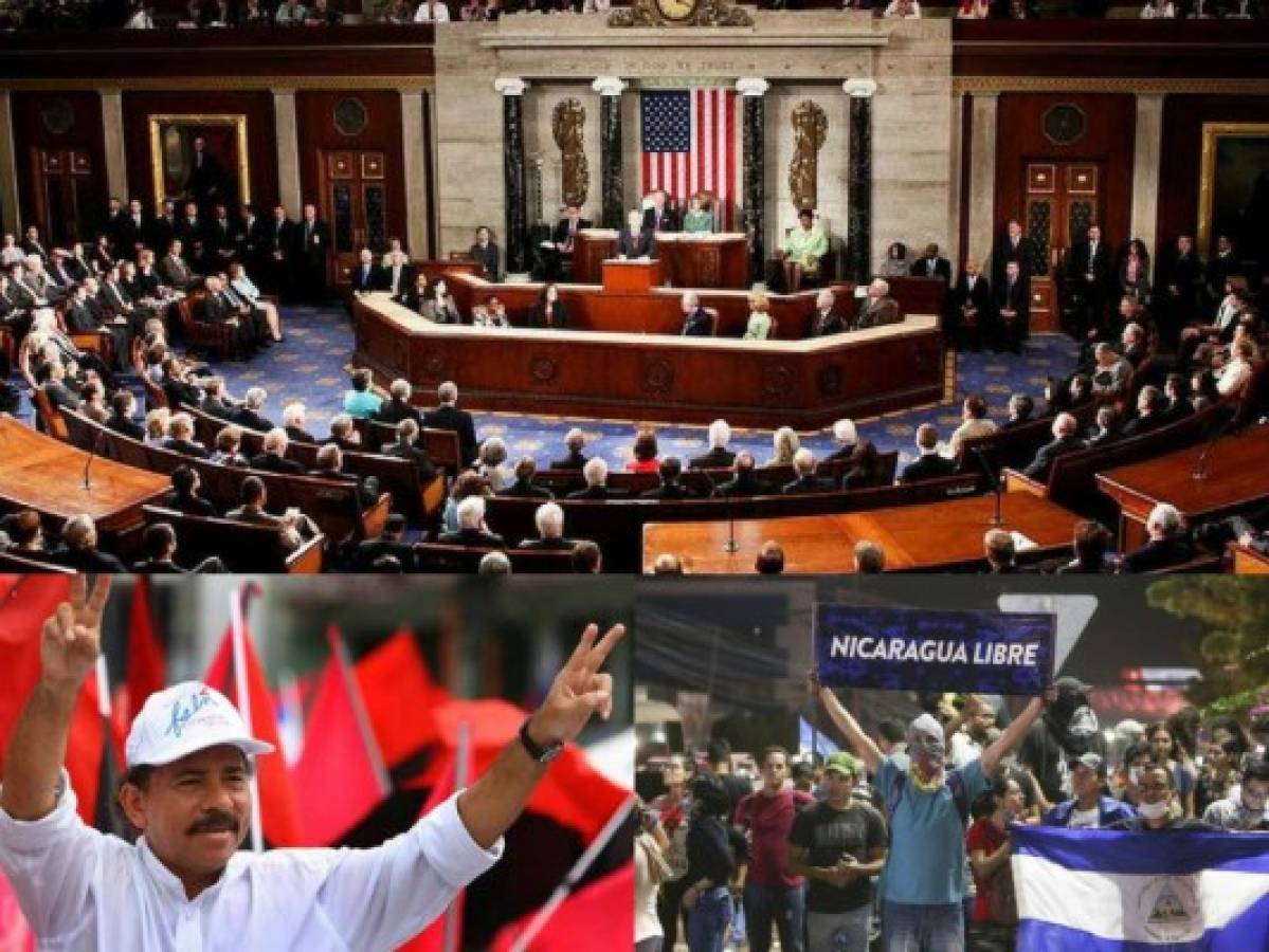 Congreso de EEUU aprueba resolución contra gobierno de Ortega por protestas