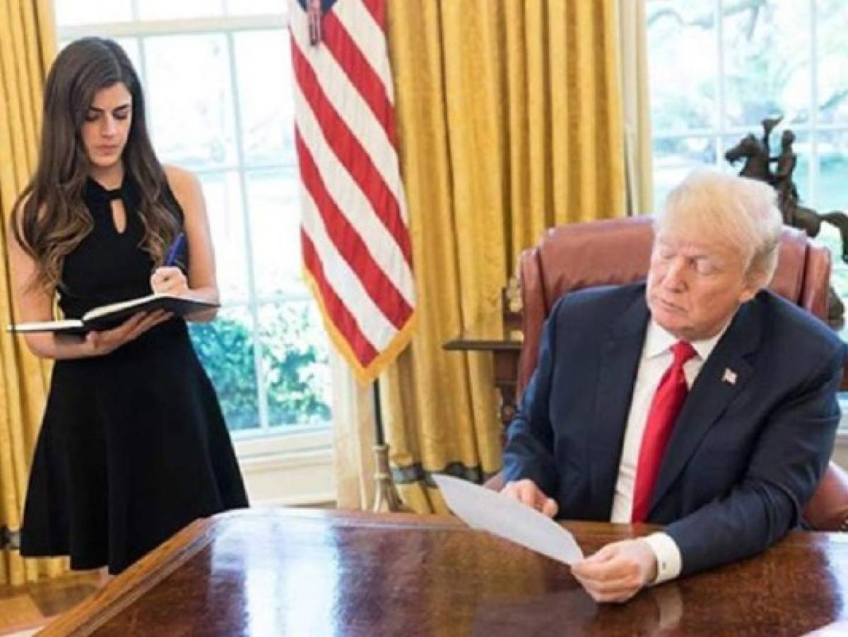 Madeleine Westerhout, la bella asistente ejecutiva del presidente Donald Trump