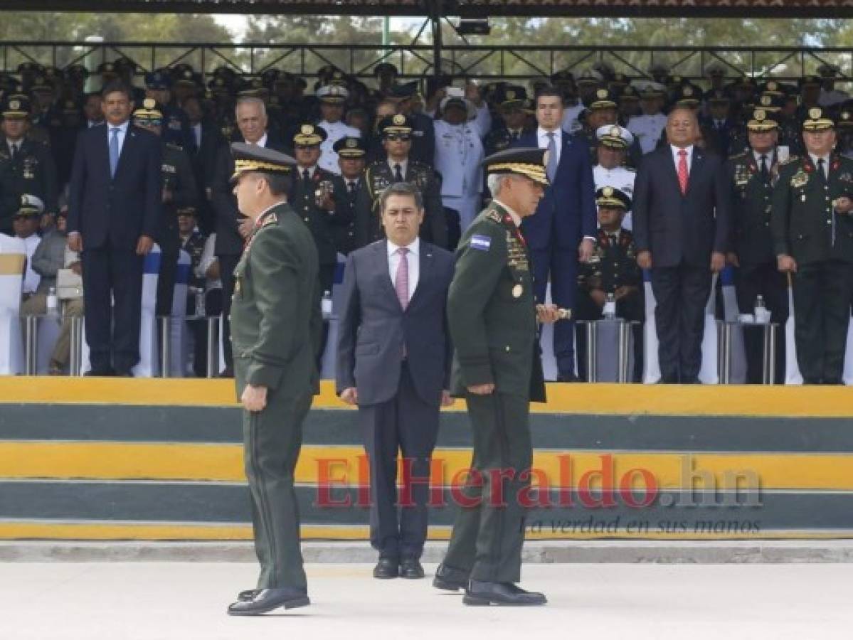 Tito Livio Moreno asume como nuevo jefe de las Fuerzas Armadas de Honduras