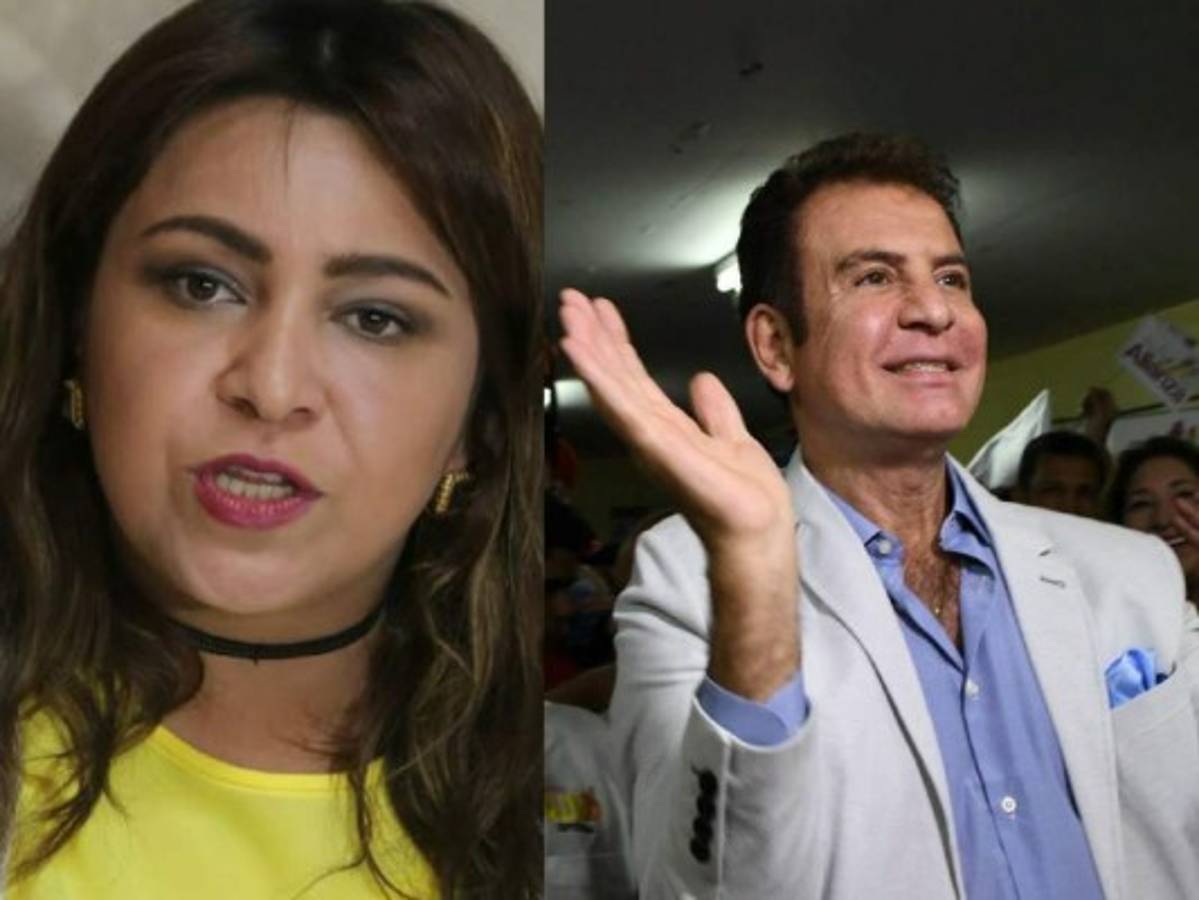 Marlene Alvarenga trata de 'loca' a Nasralla mientras que él le dice 'esposa de cachiro'