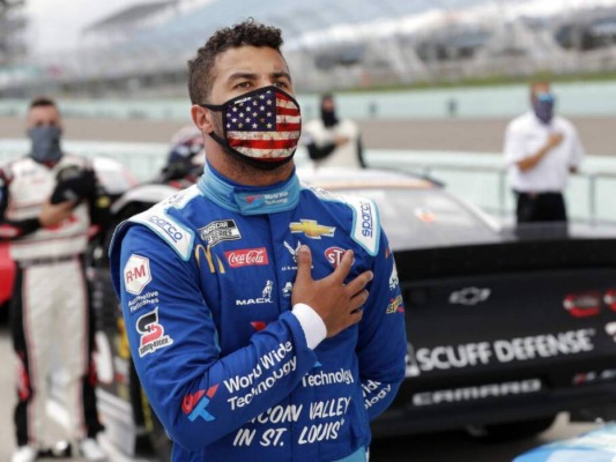 Hallan una soga en el puesto de Wallace en carrera de NASCAR 