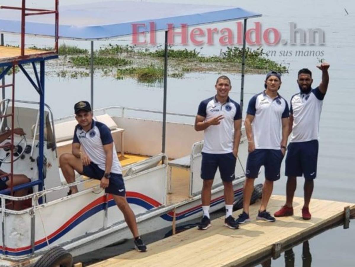 Las águilas Azules se fueron de pesca a Puerto Cortés