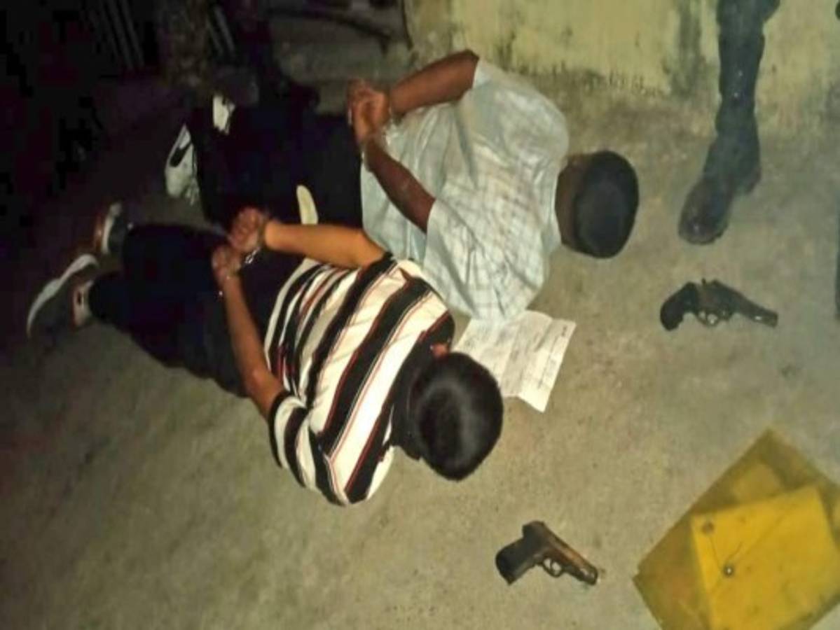 Caen dos menores cuando llevaban raptada a una mujer en la capital de Honduras