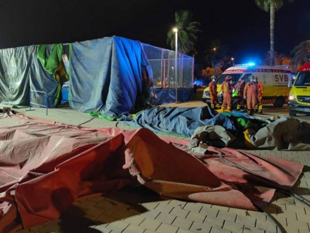 Niña muere España a causa de accidente de un castillo inflable