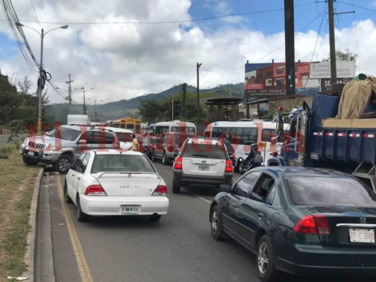 MEU lleva sus protestas al bulevar Suyapa para exigir la renuncia de Julieta Castellanos