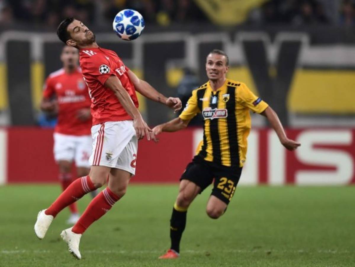 Champions League: Benfica gana 3-2 ante el AEK en Atenas