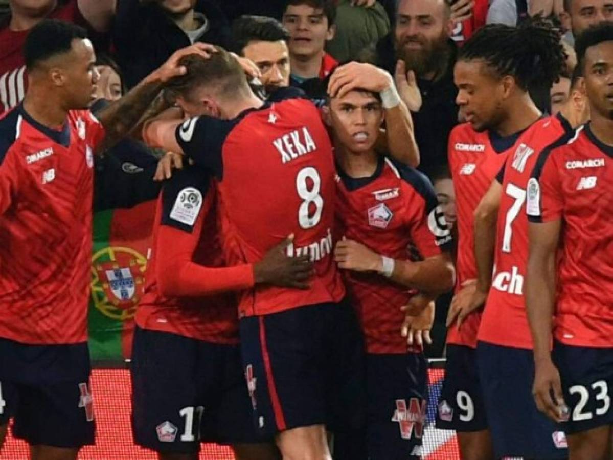 Tres futbolistas del Lille dan positivo al covid-19  