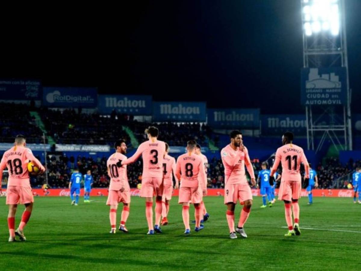 Getafe pierde 1-2 ante el Barcelona