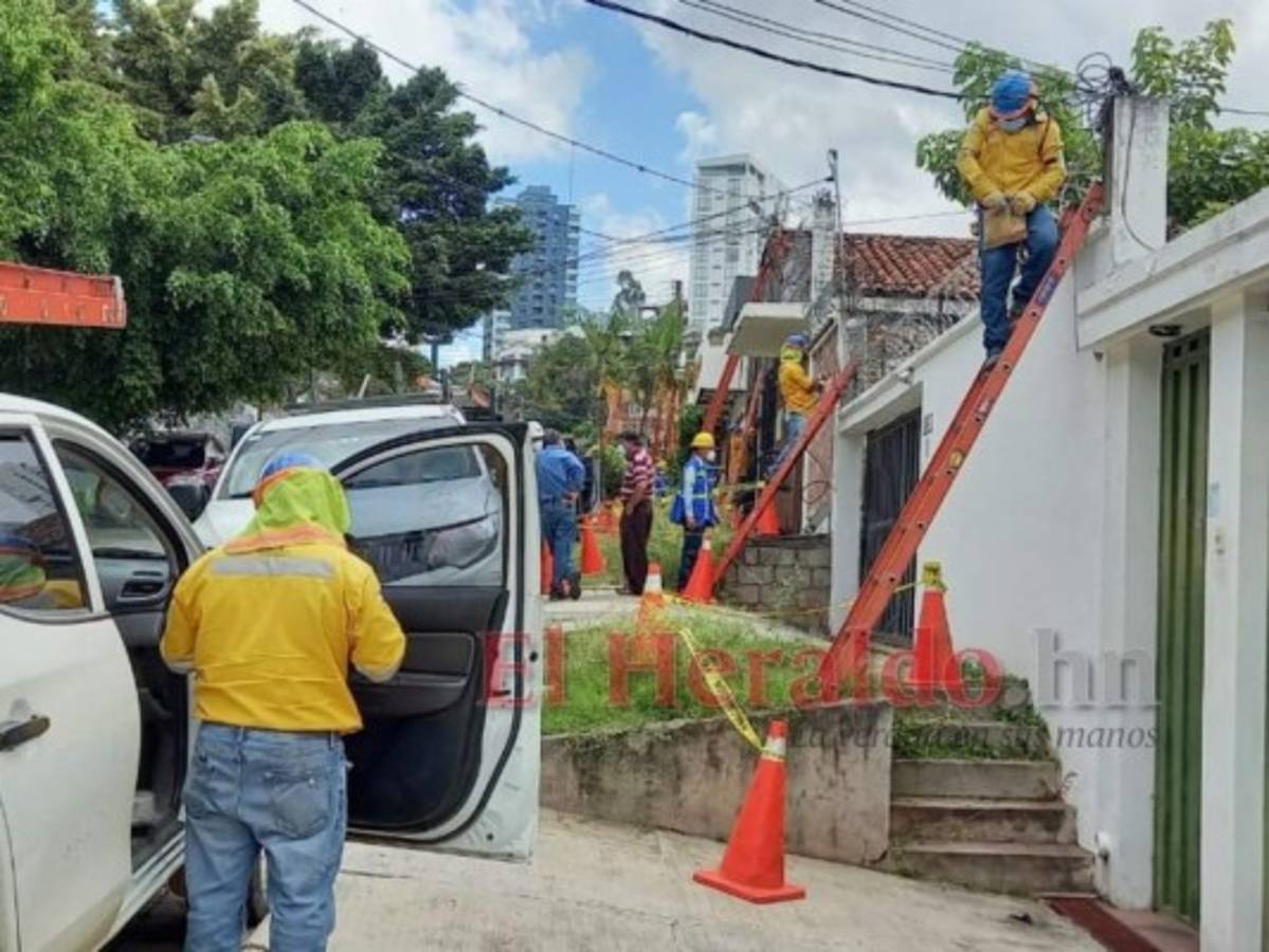 EEH y ENEE realizan operativos contra el robo de energía en la capital