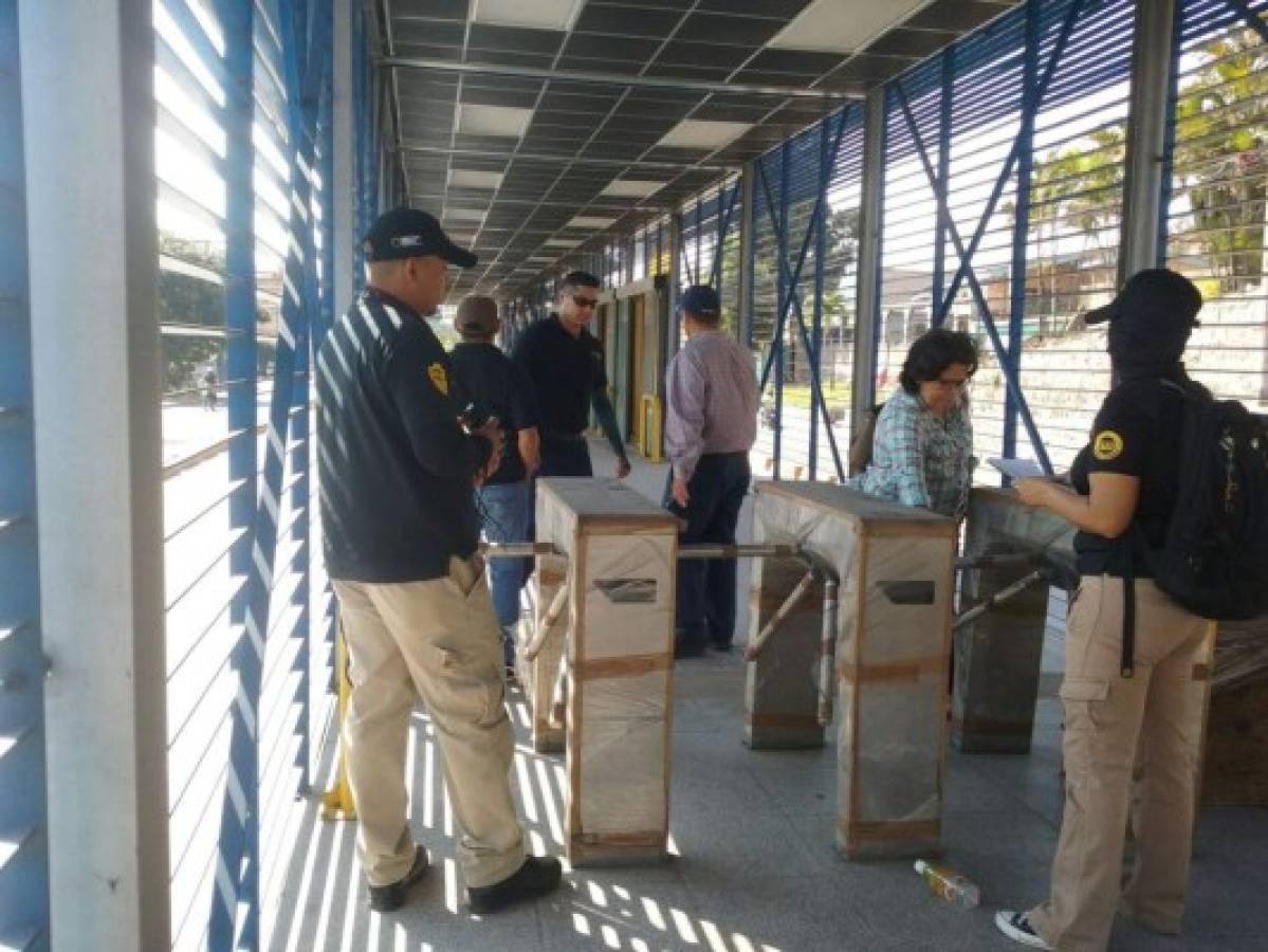 Honduras: Agentes de investigación inspeccionan obras en el Trans 450