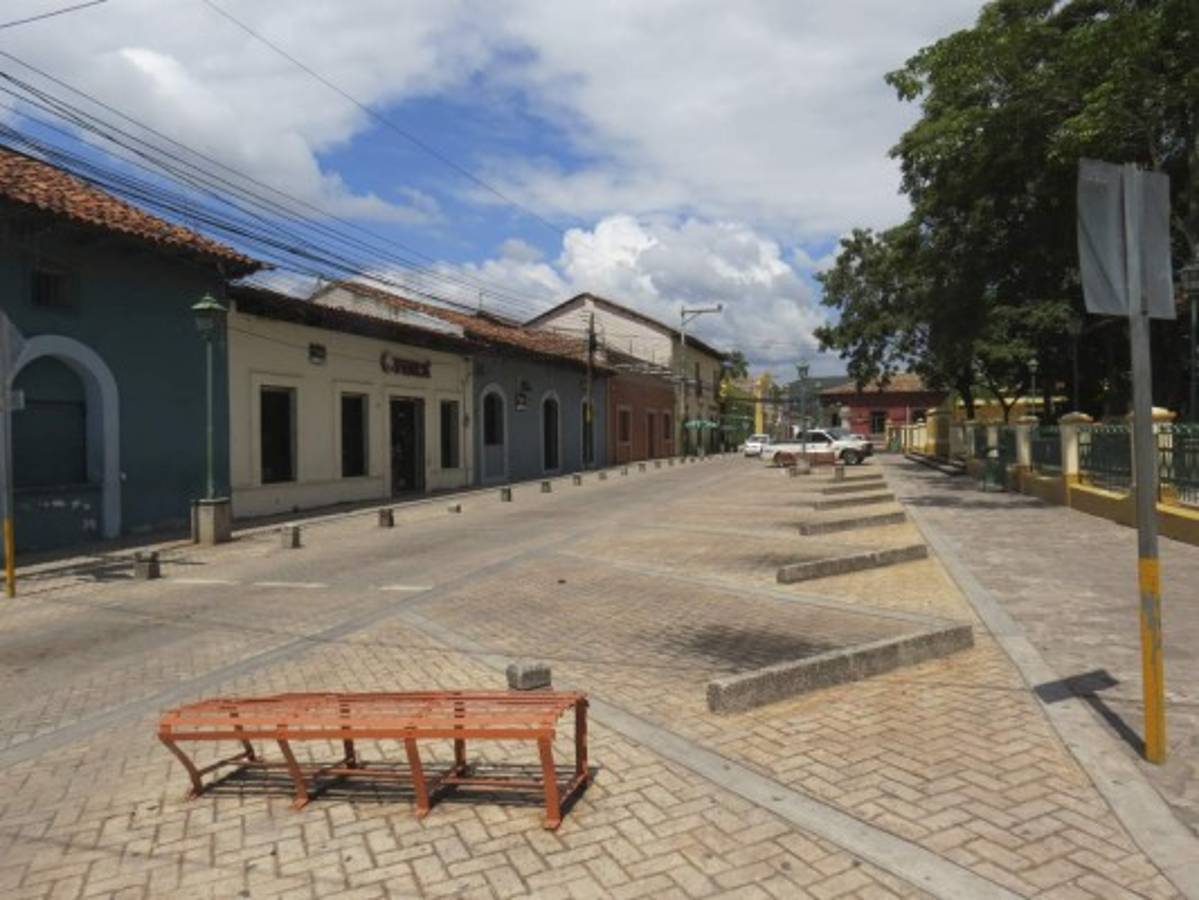 Comayagua luce como un pueblo fantasma los fines de semana