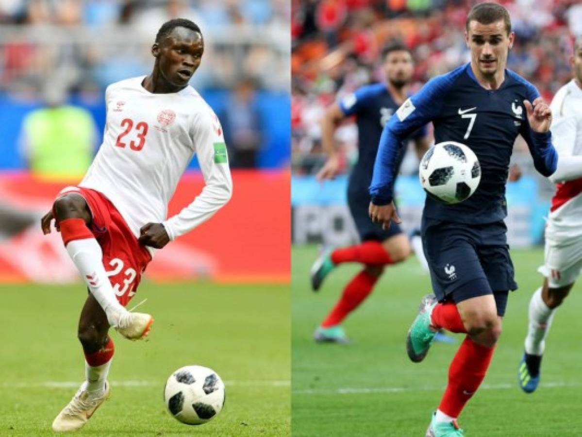 Rusia 2018: Francia es líder del grupo C con el primer empate a cero ante Dinamarca