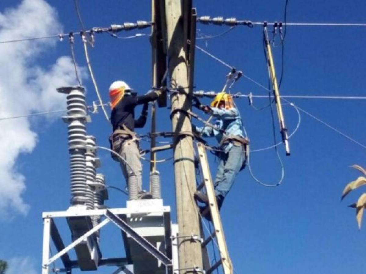 Sectores de Honduras que estarán sin energía eléctrica este miércoles