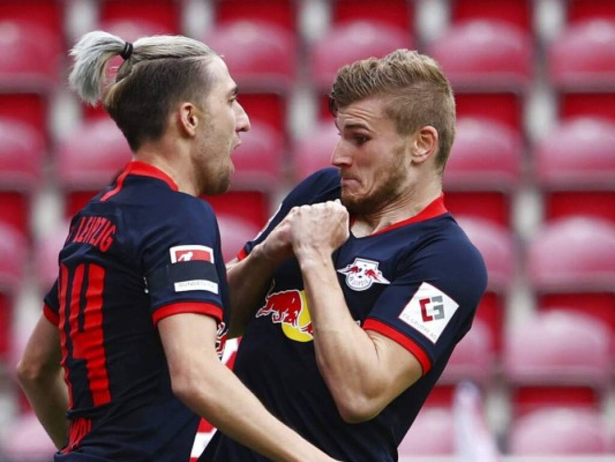Leipzig y Augsburgo golean como visitantes en la Bundesliga 