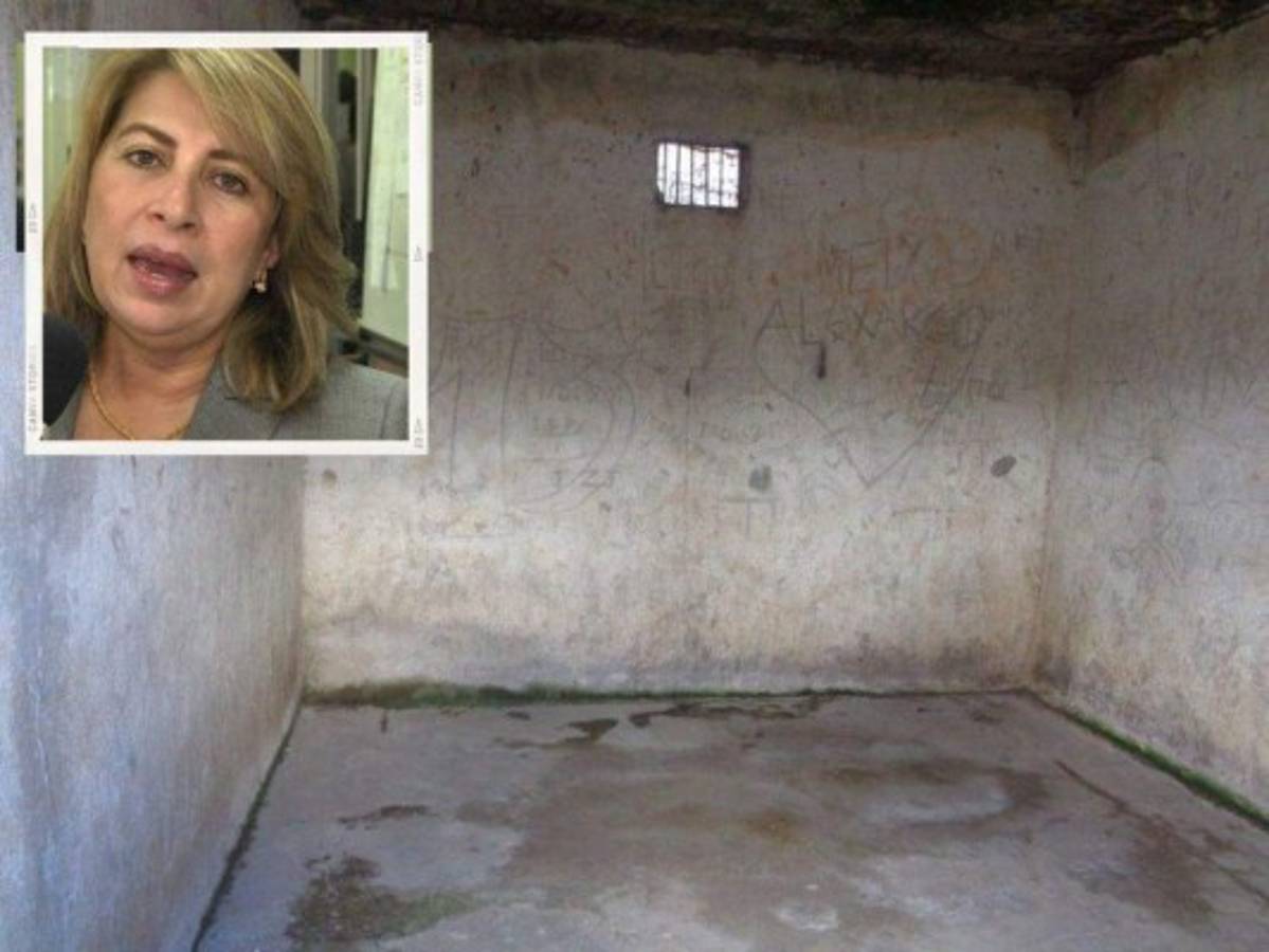 En esta celda permaneció Keyla Martínez el día que murió.