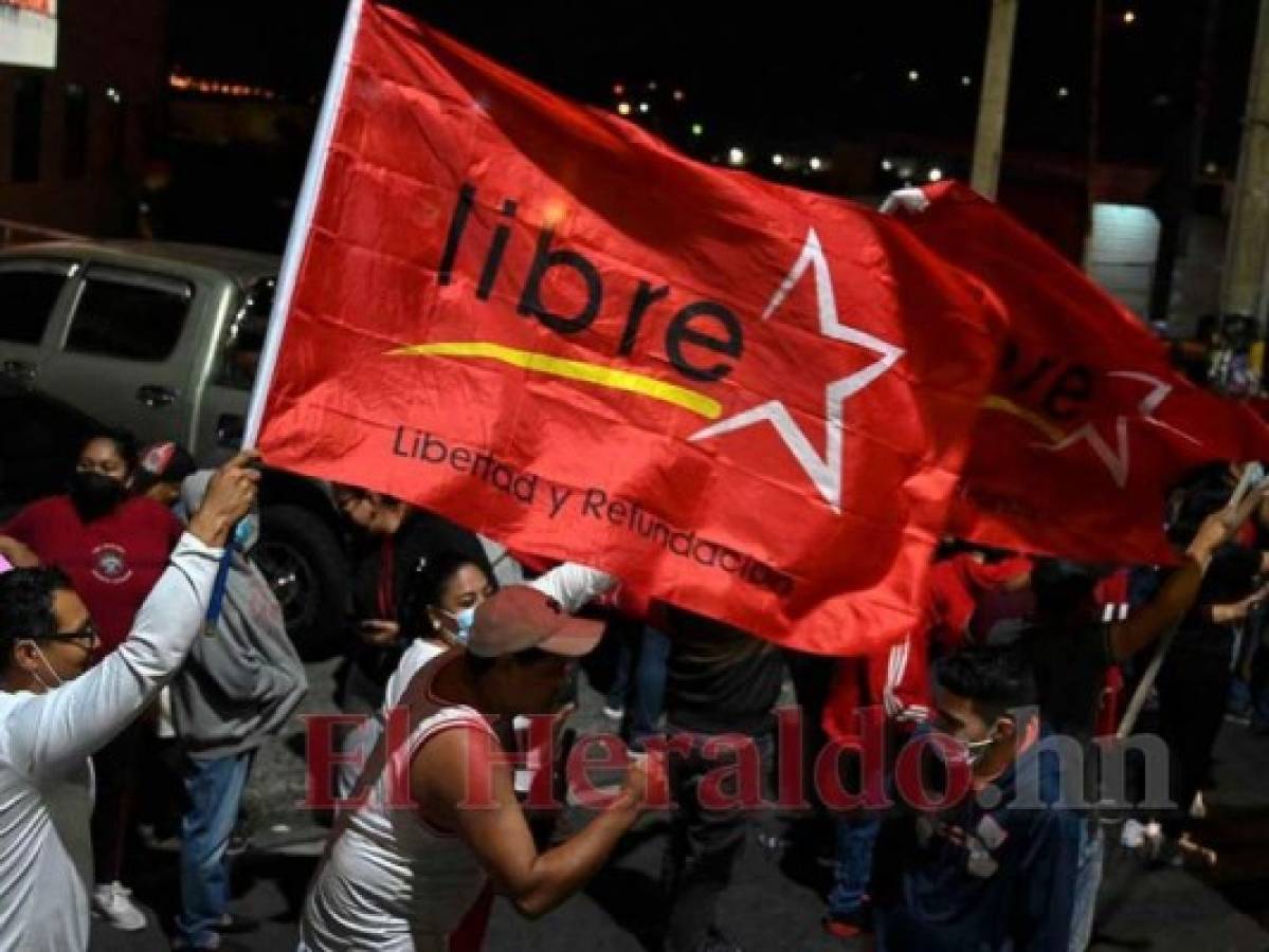 Activistas de Libre han puesto el pecho en las calles haciéndose sentir. Foto: El Heraldo
