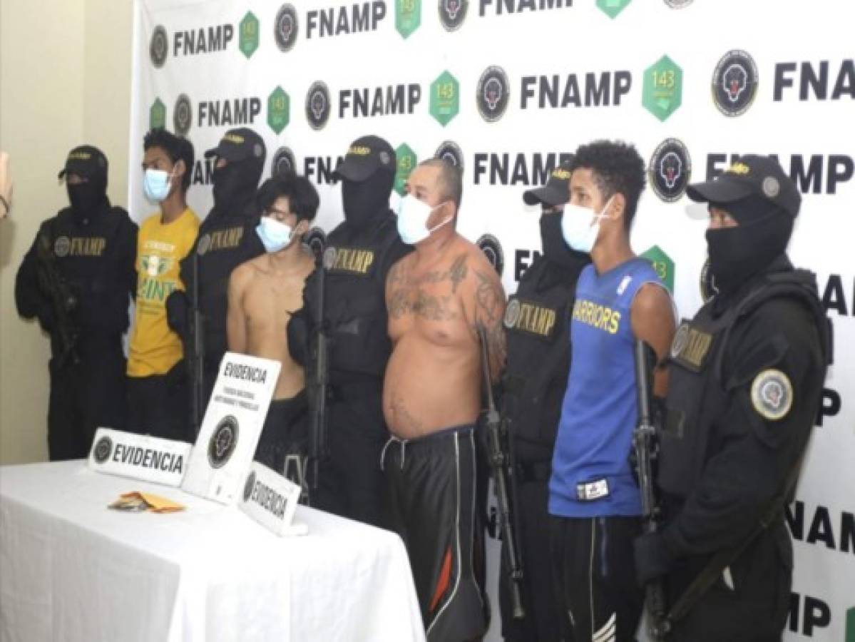 Capturan a cuatro presuntos miembros de la Mara Salvatrucha en Danlí