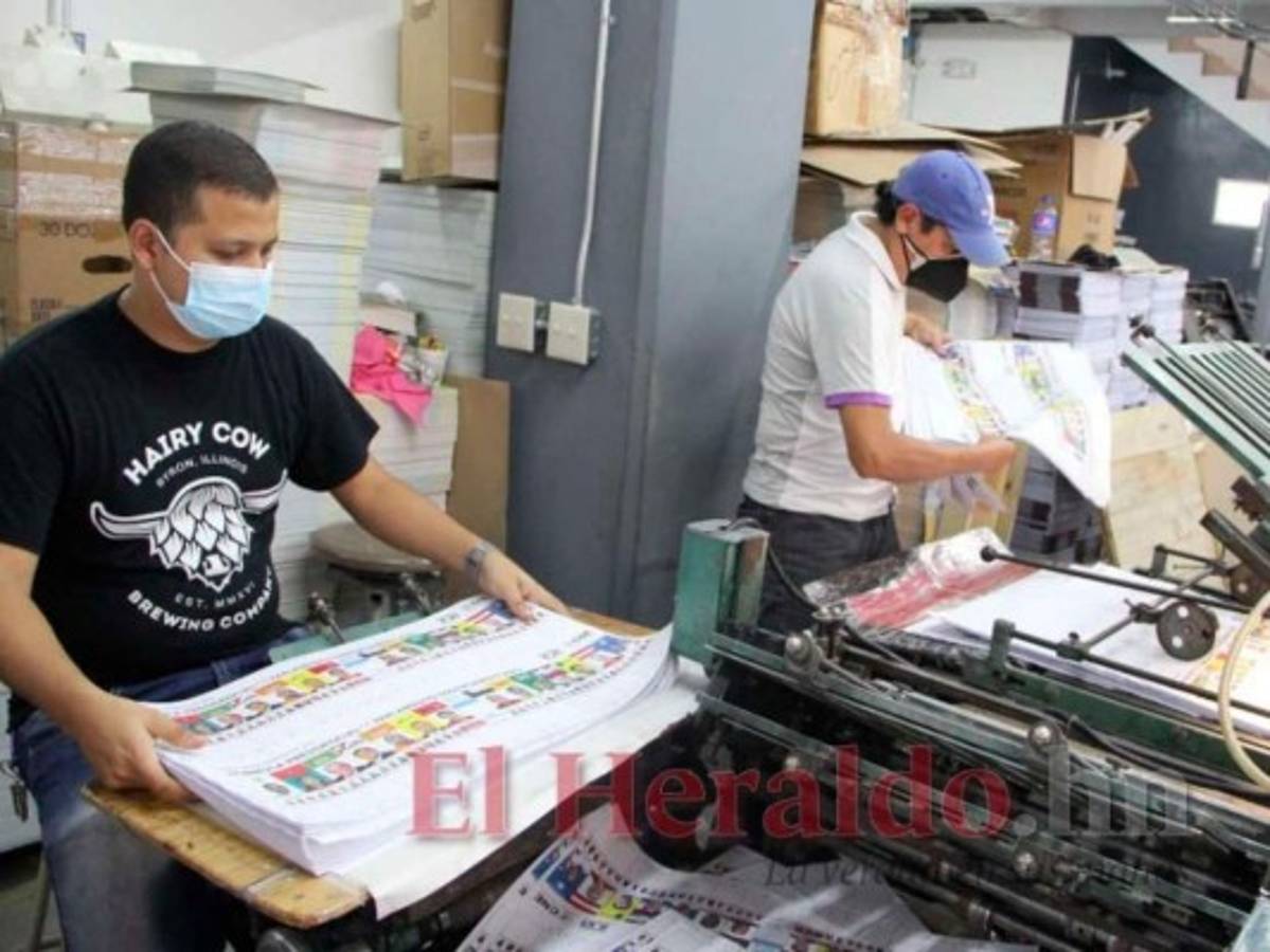 Hace dos semanas inició la impresión de millones de documentos. Foto: El Heraldo