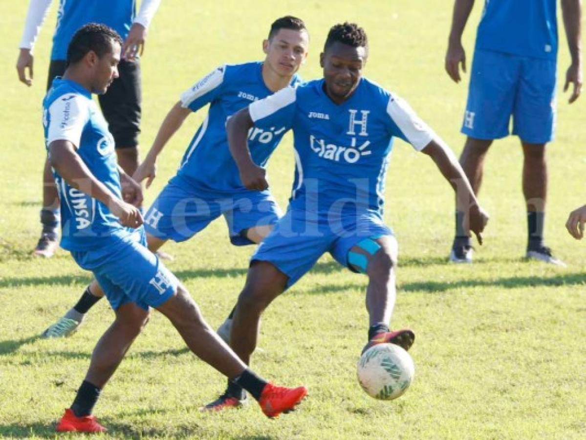 Selección de Honduras realizó último entreno del año en el estadio Morazán