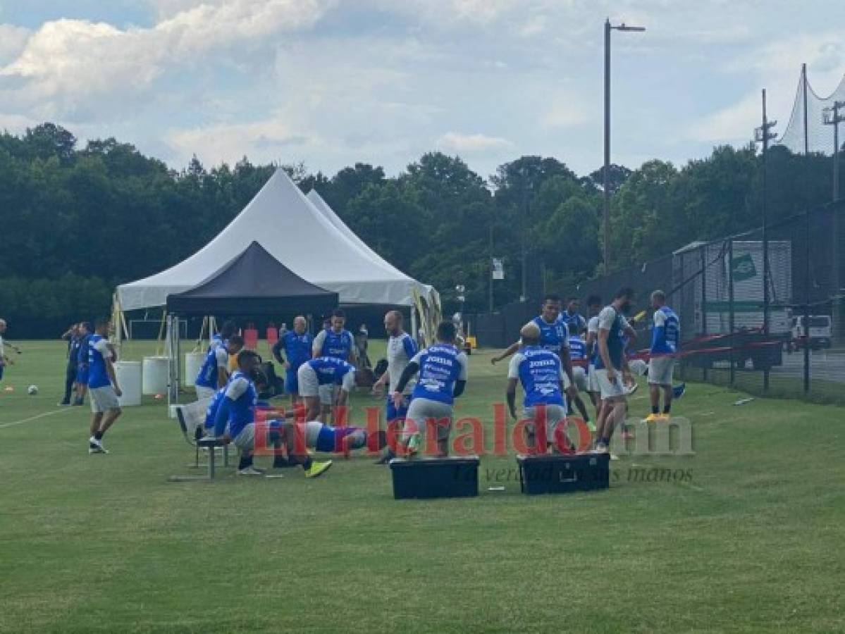 Menjívar con problemas físicos en el segundo entreno de Honduras en Atlanta  