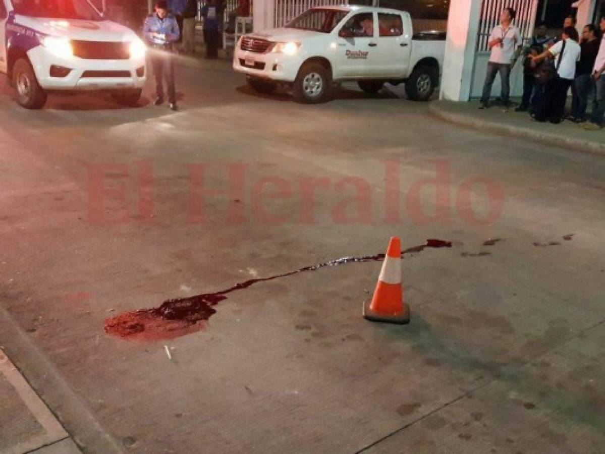 Tres guardias de seguridad heridos dejó atraco a carro de valores en la capital de Honduras