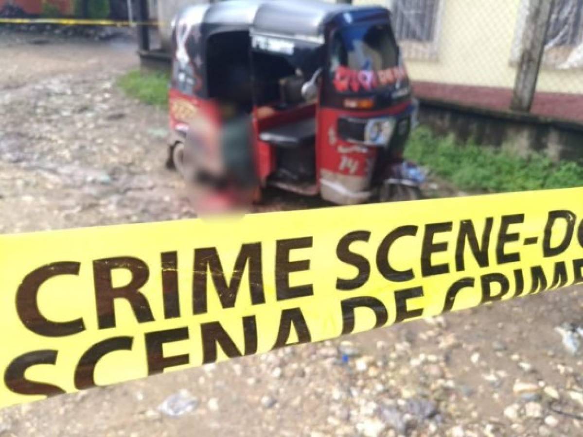 Matan a pasajero de una mototaxi en Villanueva, Cortés