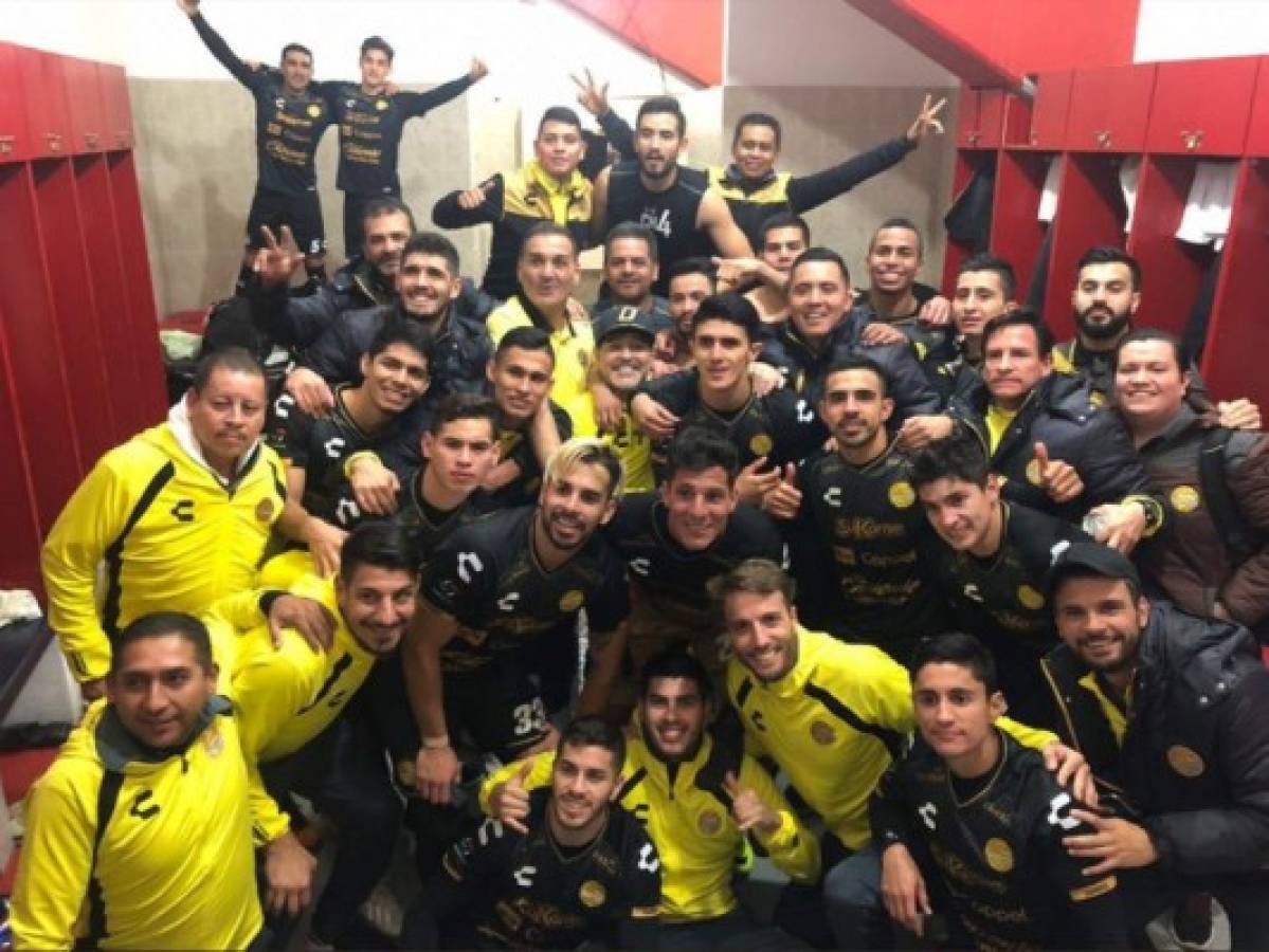 Vídeo: Así celebró Maradona el pase a semifinal de los Dorados