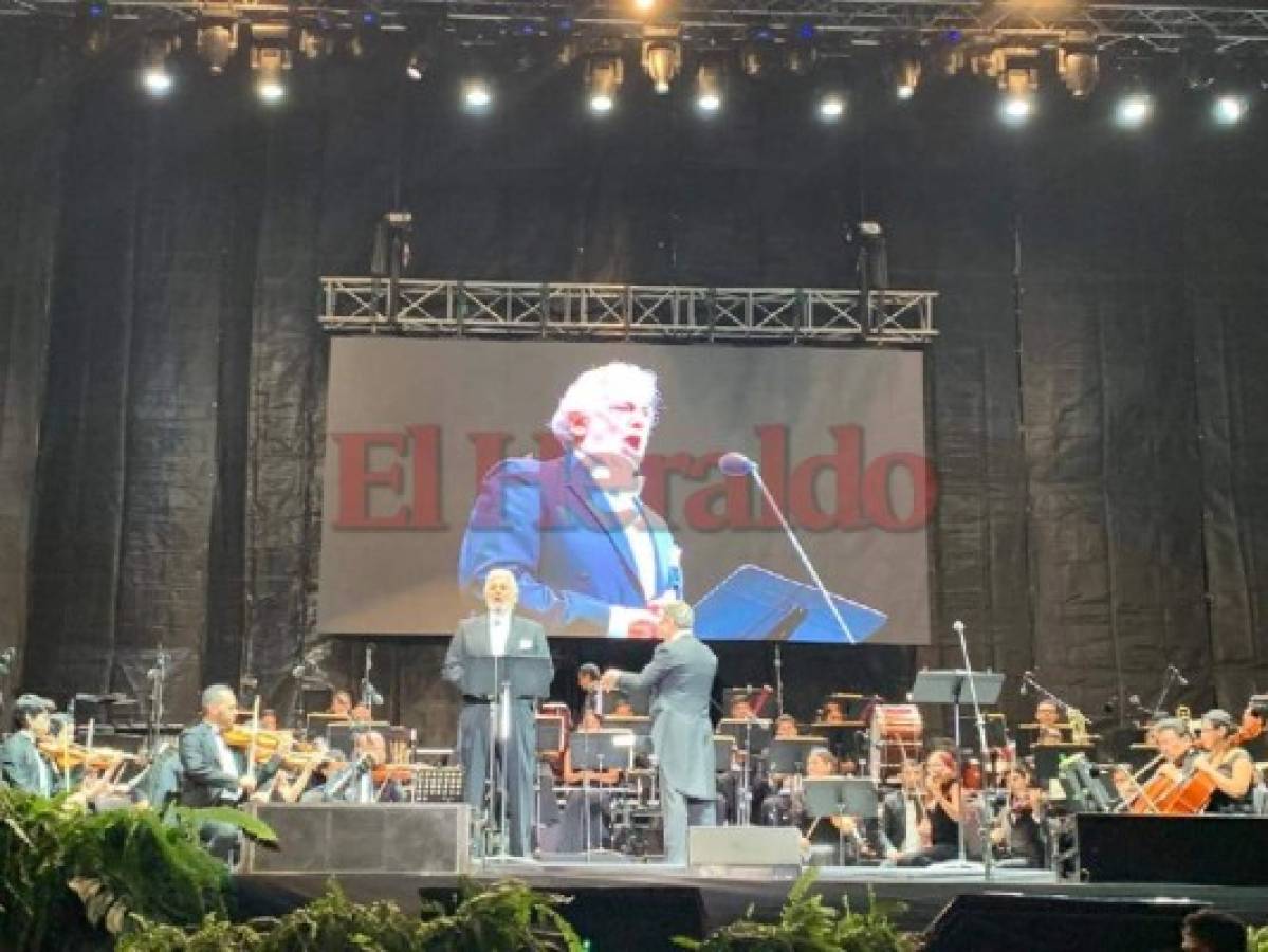 Plácido Domingo enamora a Honduras con su histórico concierto en la UNAH