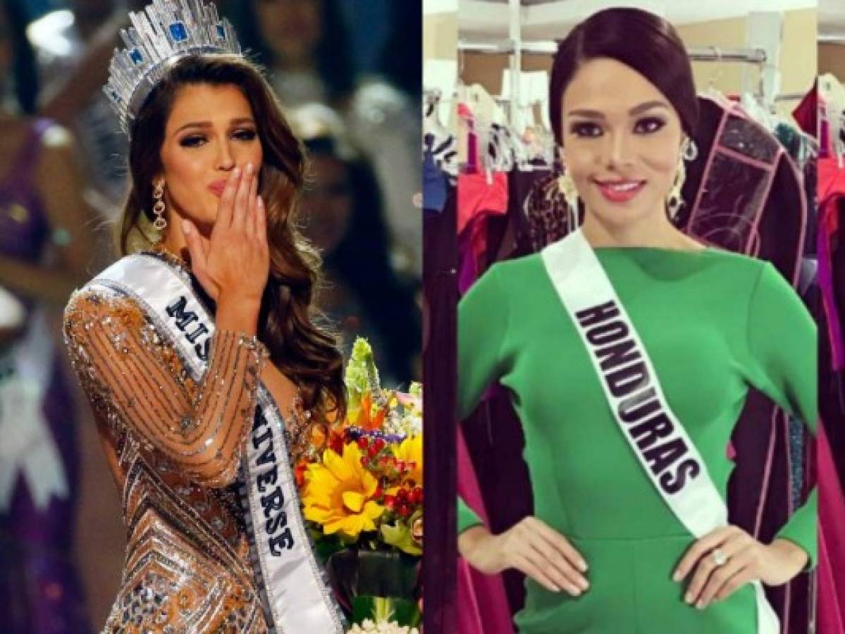 La foto que Miss Francia le pidió a la hondureña Sirey Morán