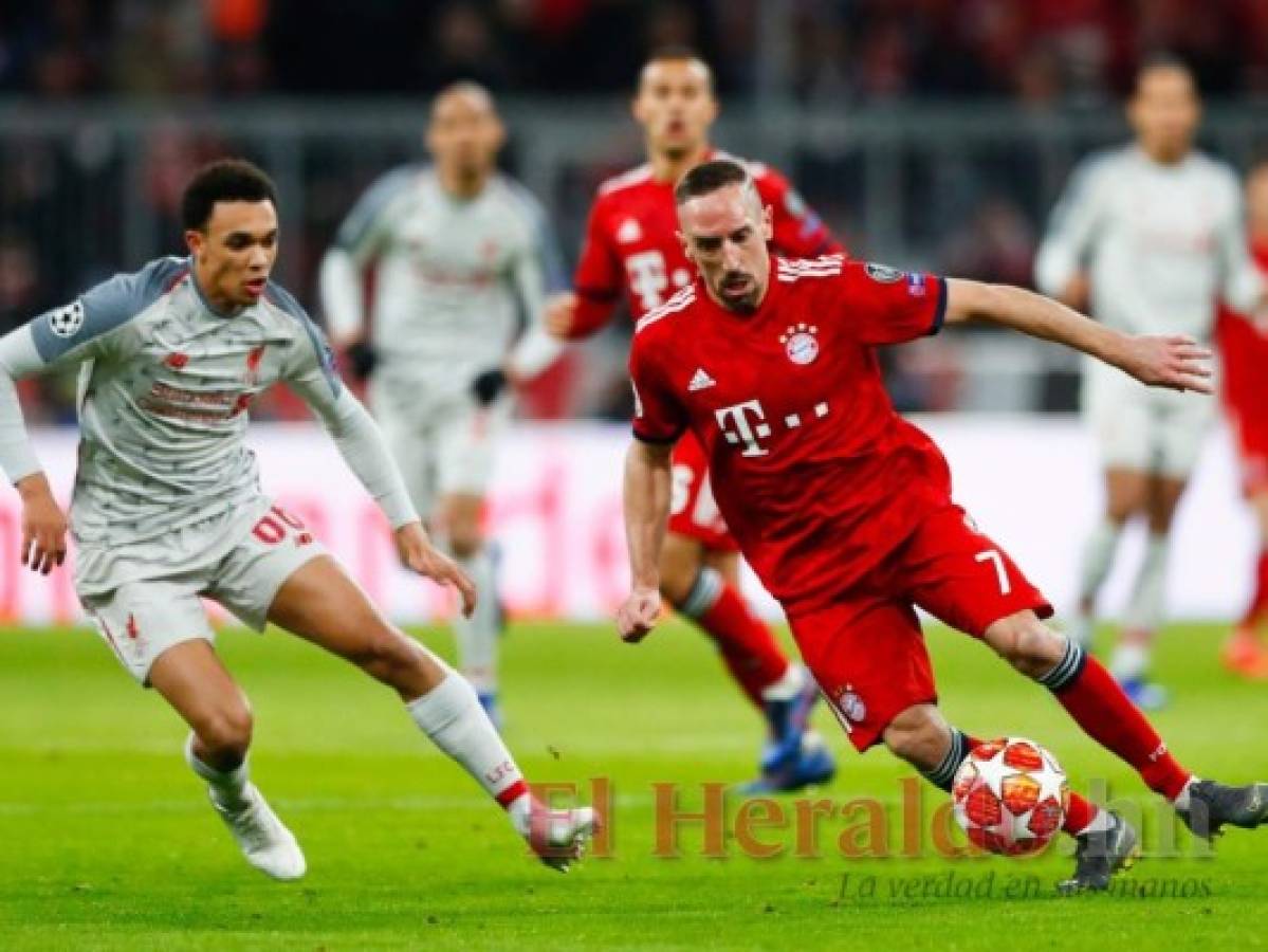 Bayern pierde 1-3 ante Liverpool en los octavos de final de la Champions League